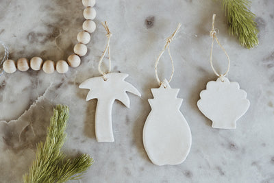 Billabong: DIY Clay Coastal Christmas Ornaments