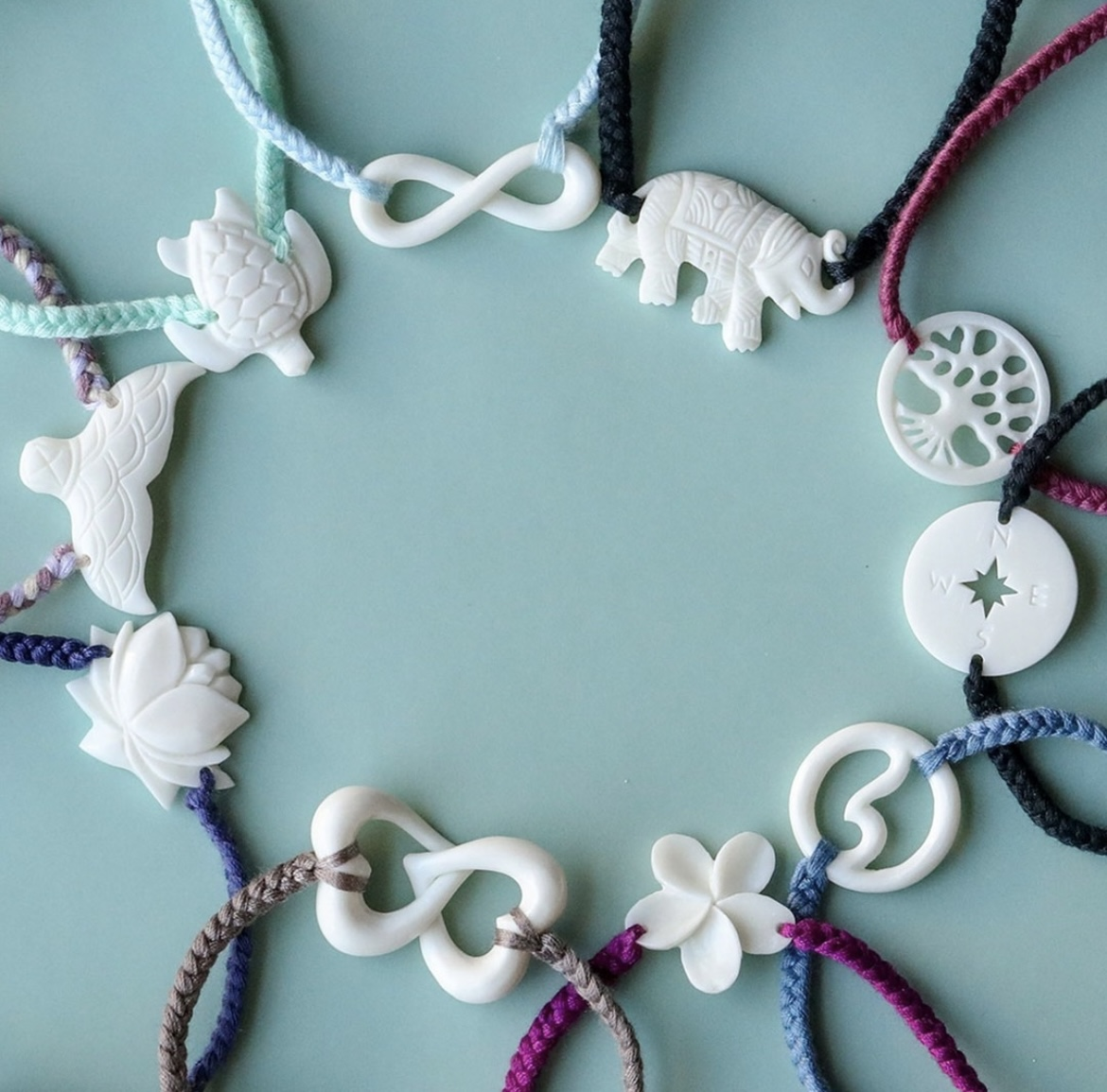 Wanderer Bracelets | Coral & Calypso
