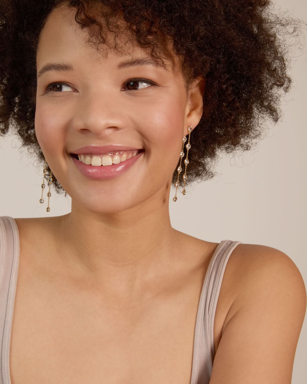 Something Blue Chandelier Earrings