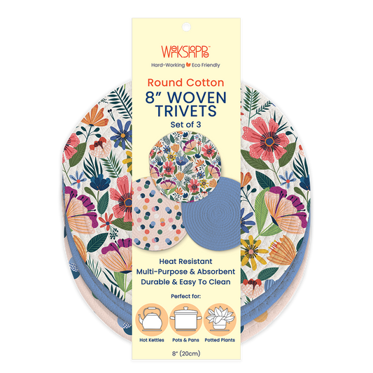 Field of Flowers Cotton Kitchen Trivets