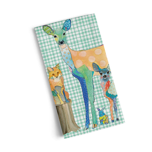 Forest Friends Cotton Tea Towel