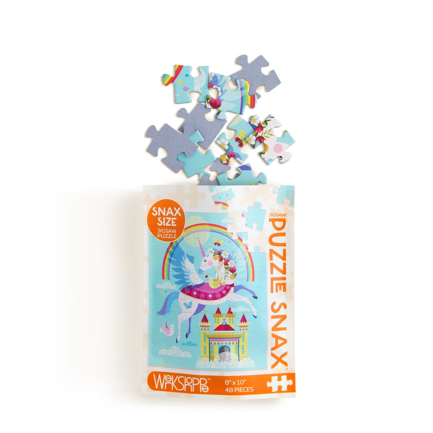 Rainbow Unicorn 48 Piece Jigsaw Puzzle Snax