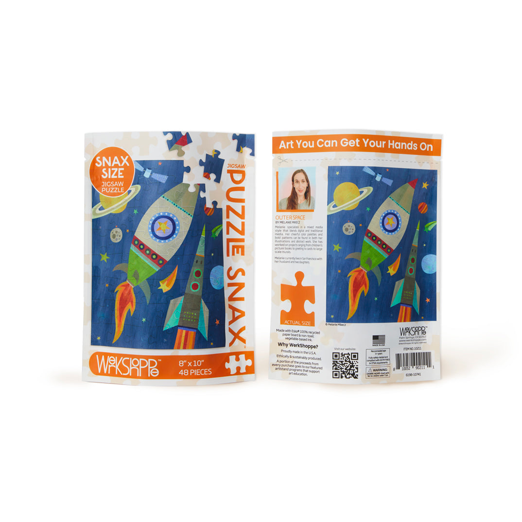 Outer Space 48 Piece Jigsaw Puzzle Snax