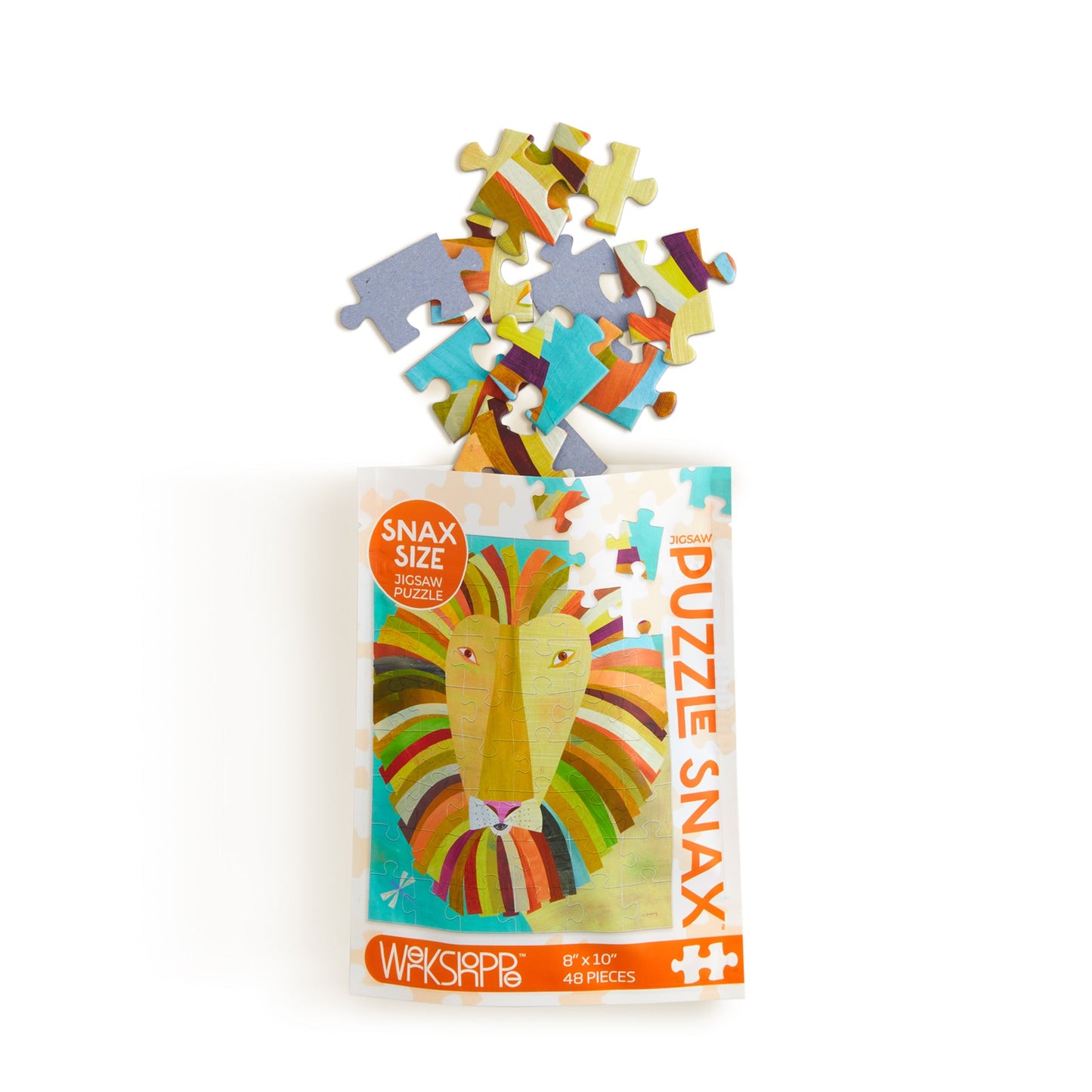 Colorful Lion 48 Piece Jigsaw Puzzle Snax