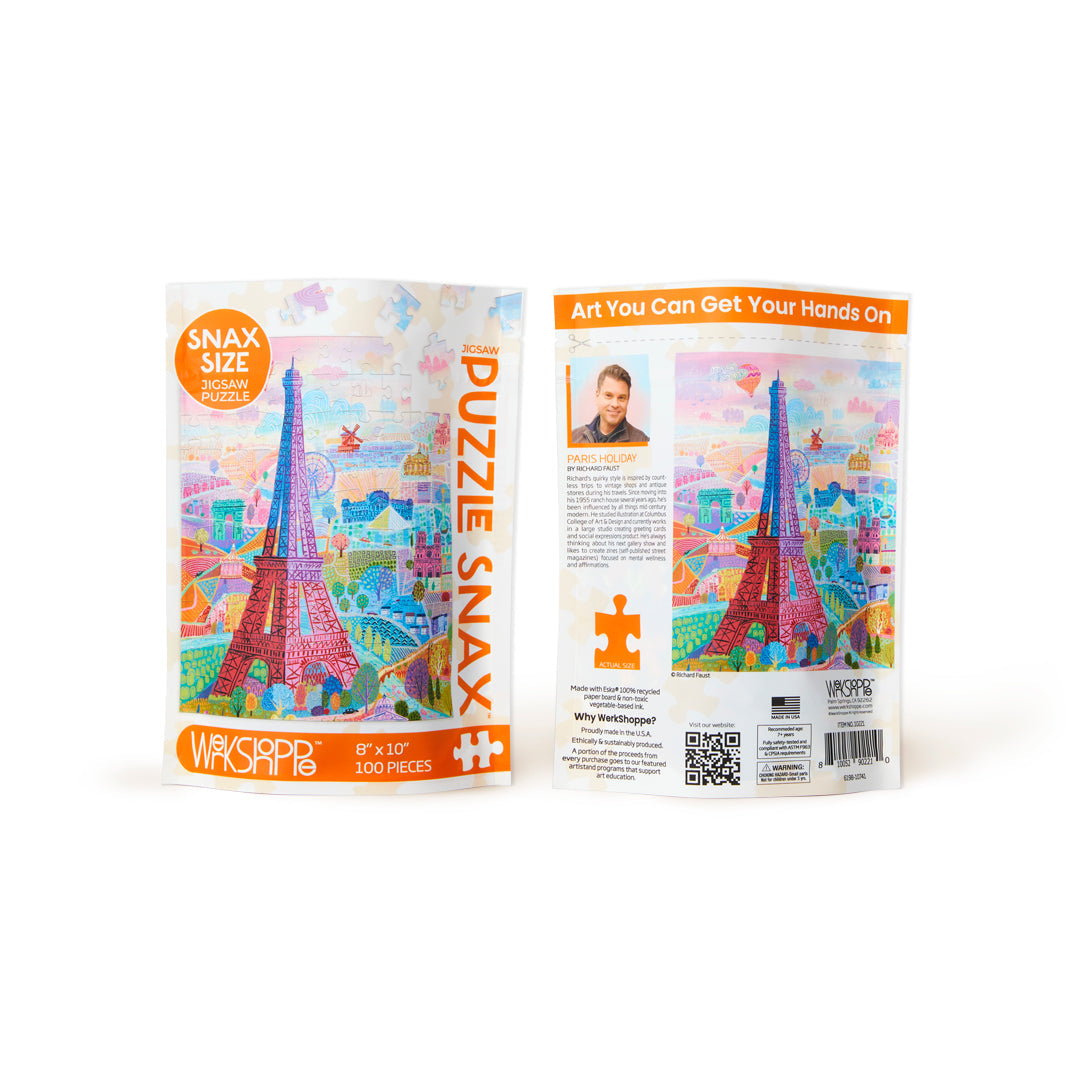 Paris Holiday 100 Piece Jigsaw Puzzle