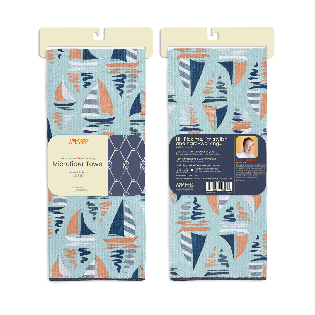 Gone Sailing Microfiber Towel