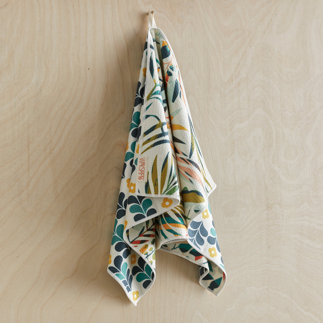 Colorful Leaves Microfiber Towel