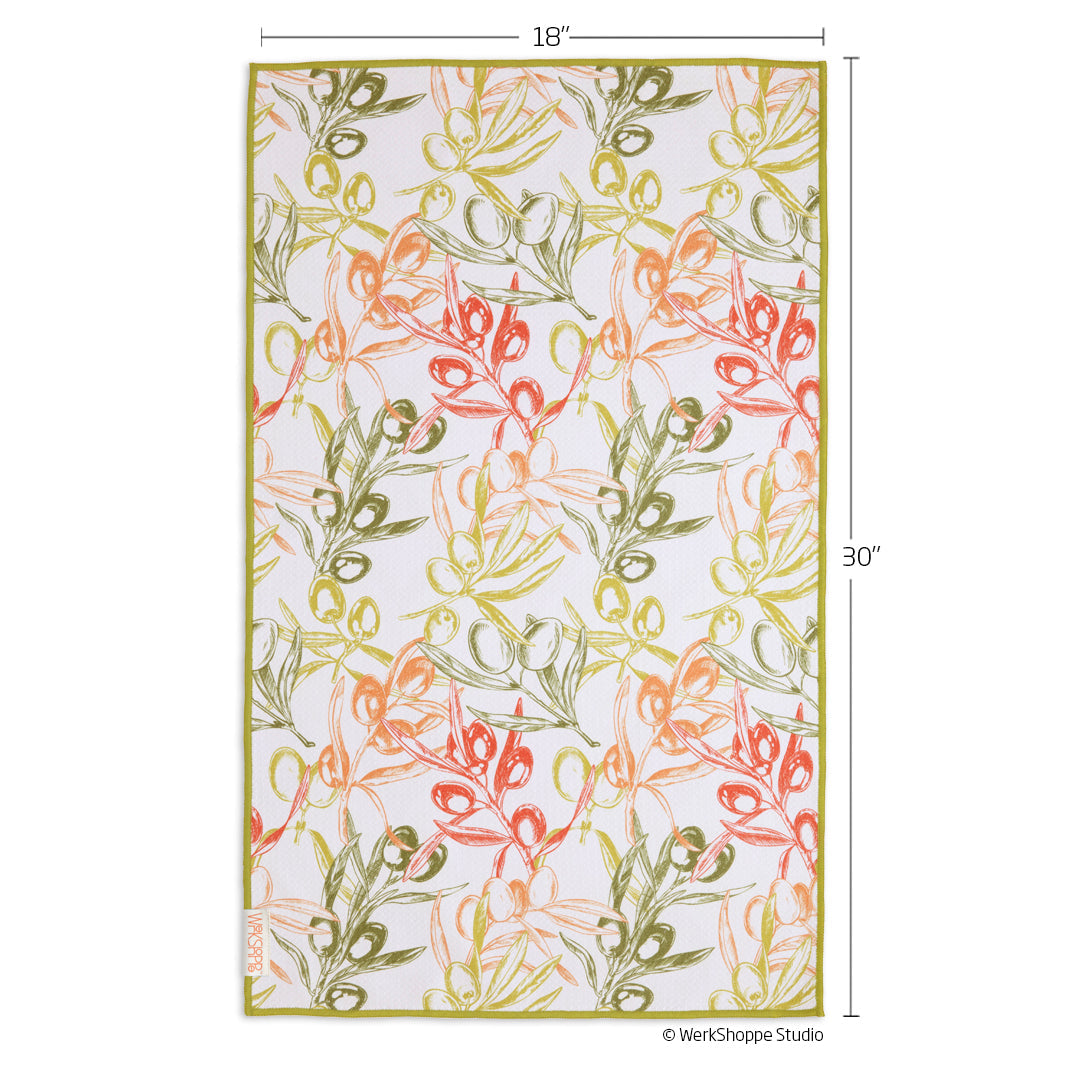 Olive Branch Microfiber Kitchen Dish Towel