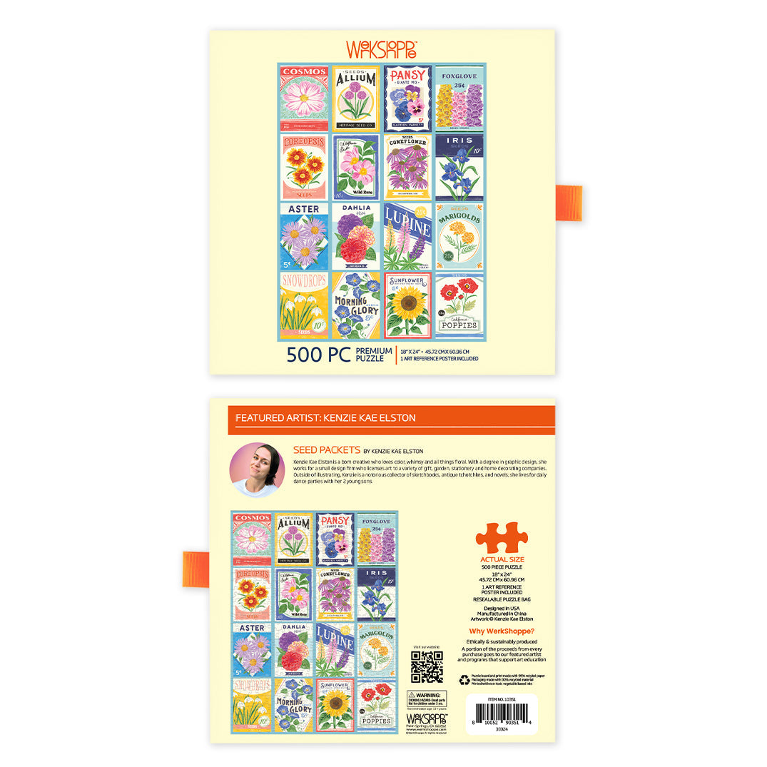 Seed Packets 500 Piece Puzzle