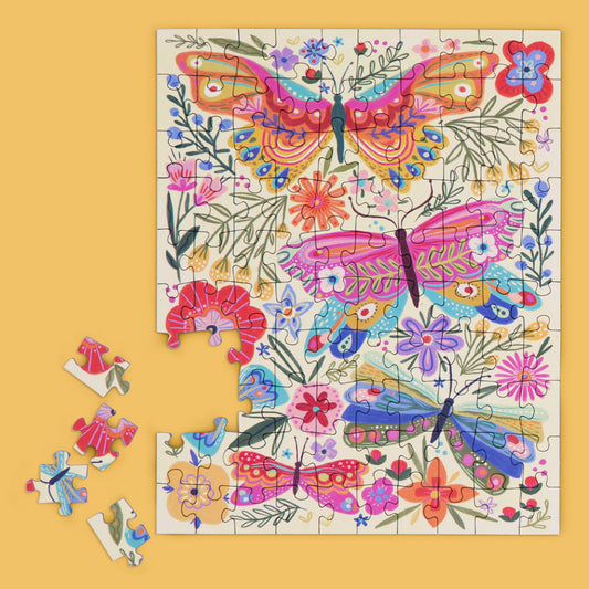 Butterfly Floral 100 Piece Puzzle Snax