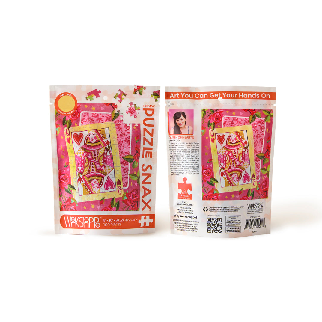Queen Of Hearts 100 Piece Puzzle Snax