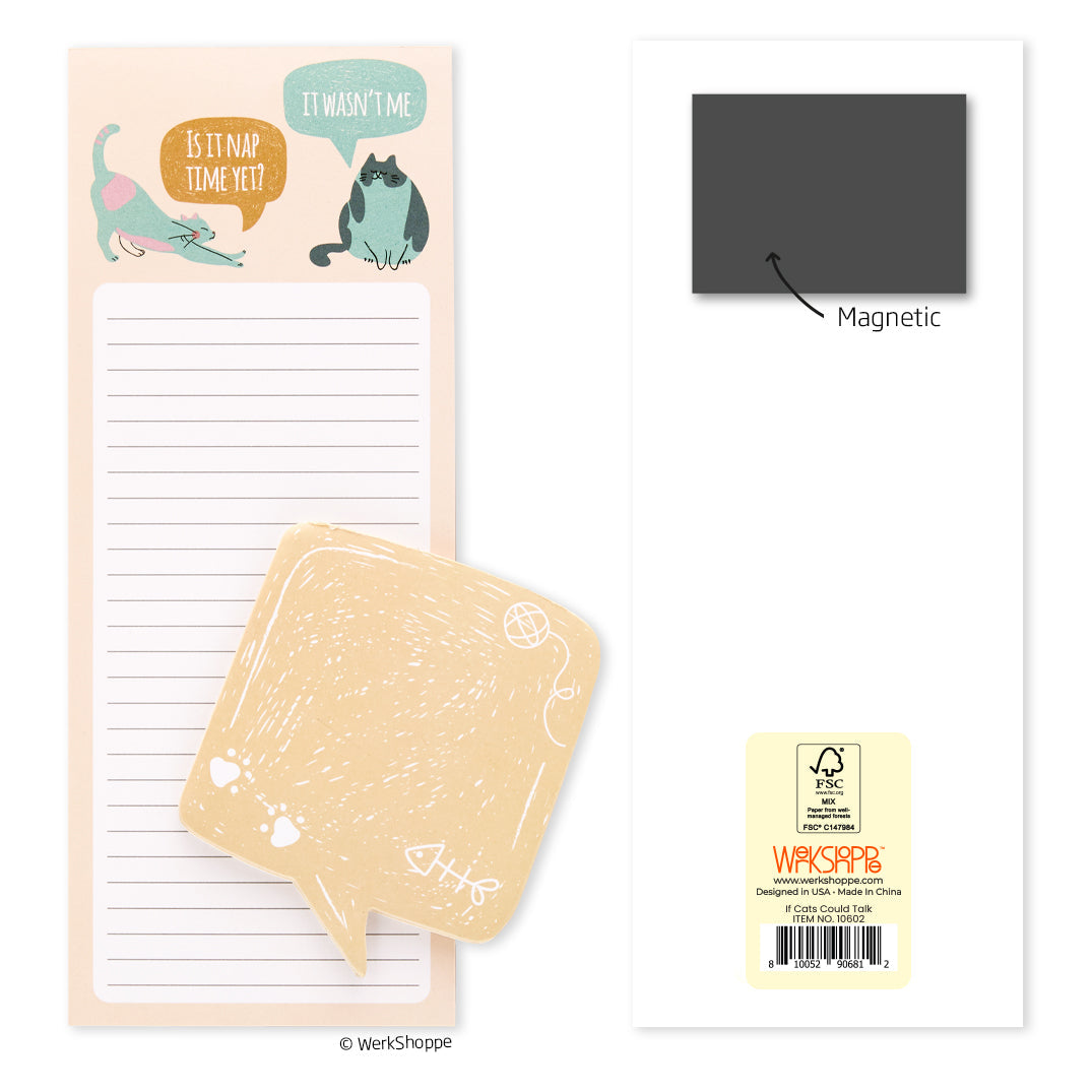 If Cats Could Talk Magnetic Pad Set