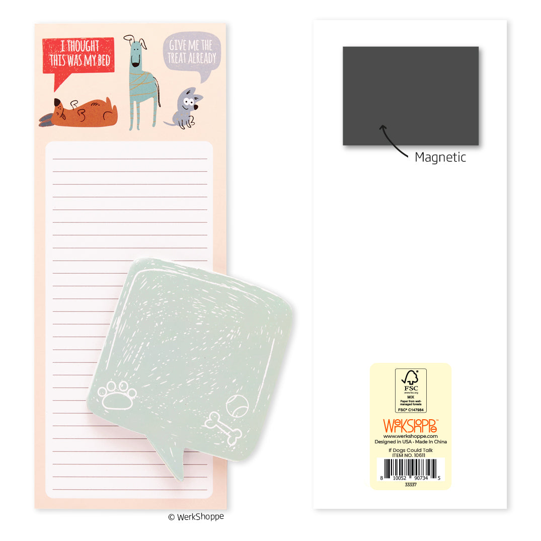 If Dogs Could Talk Magnetic Pad Set