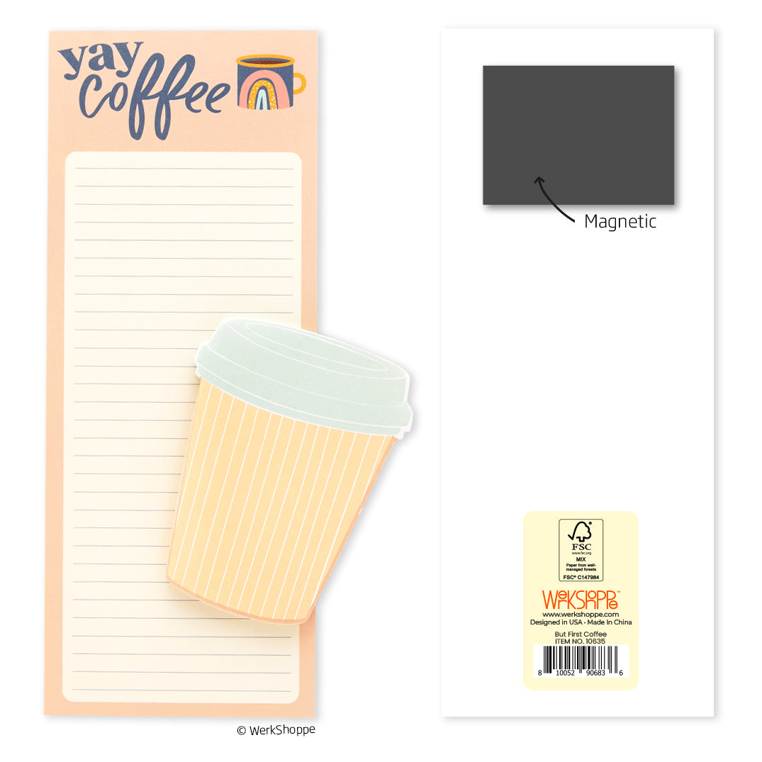 But First Coffee Magnetic Pad Set
