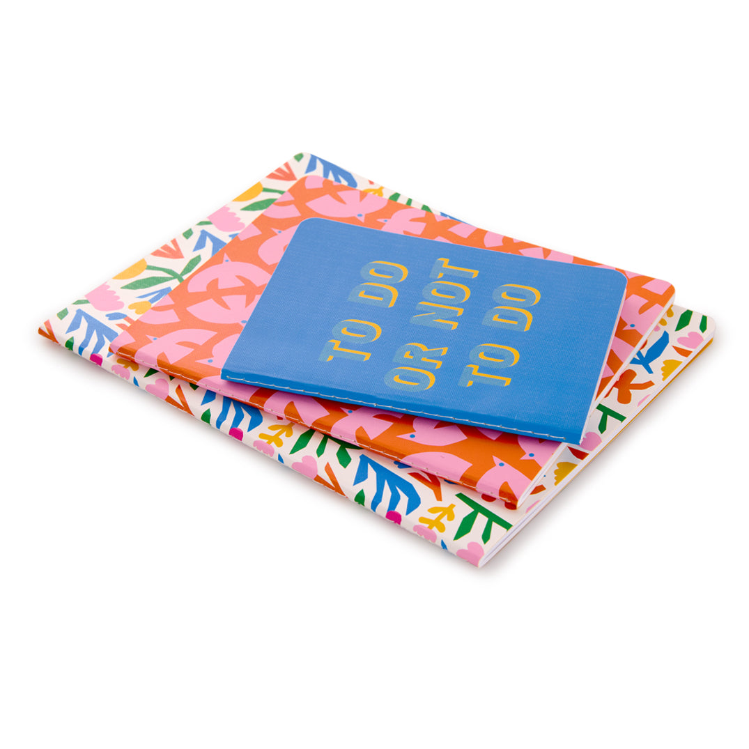 To Do Or Not To Do Stitched Notebook Set