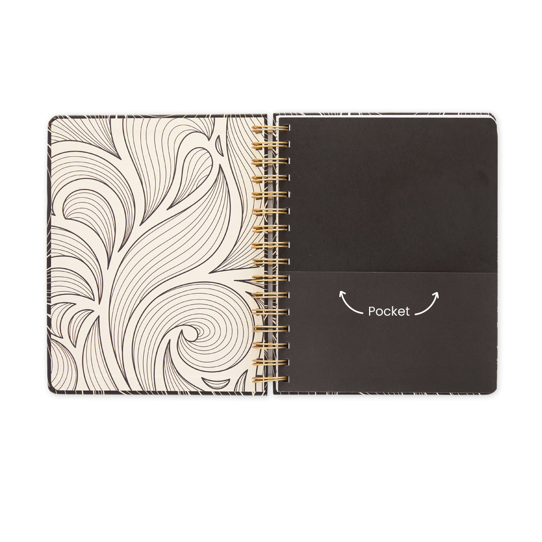 Leaf Tiles Spiral Notebook