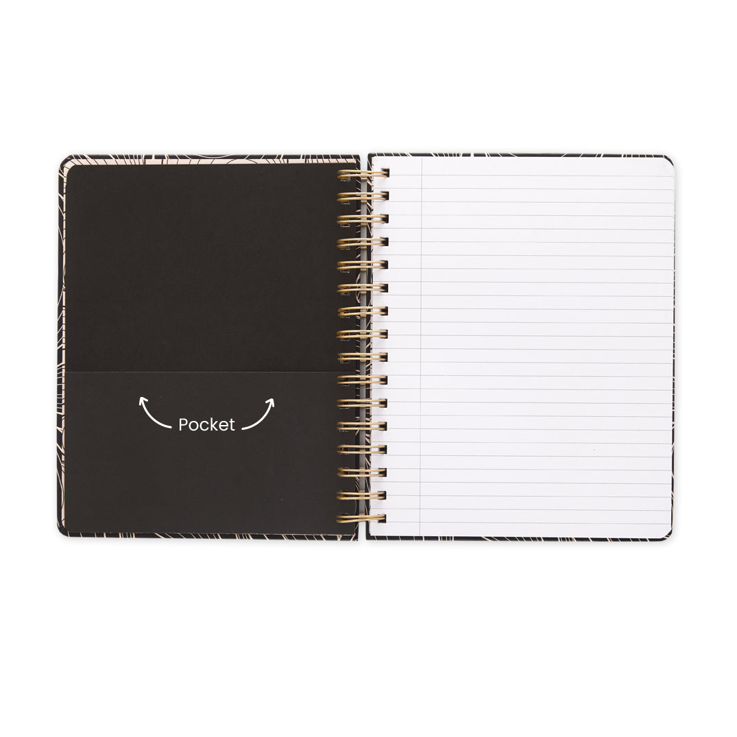 Leaf Tiles Spiral Notebook