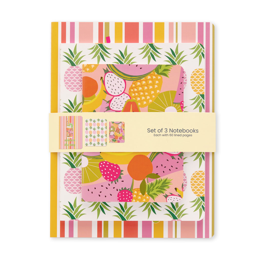 Squeeze The Day Stitched Notebook Set