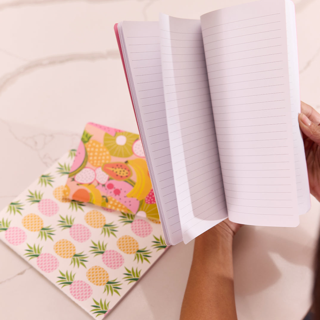 Squeeze The Day Stitched Notebook Set