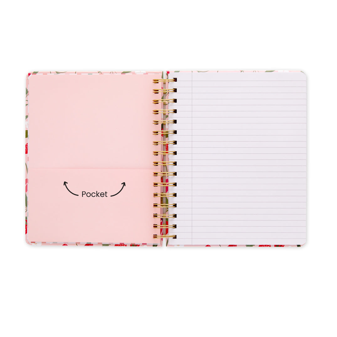 Strawberry Daydreams Spiral Notebook