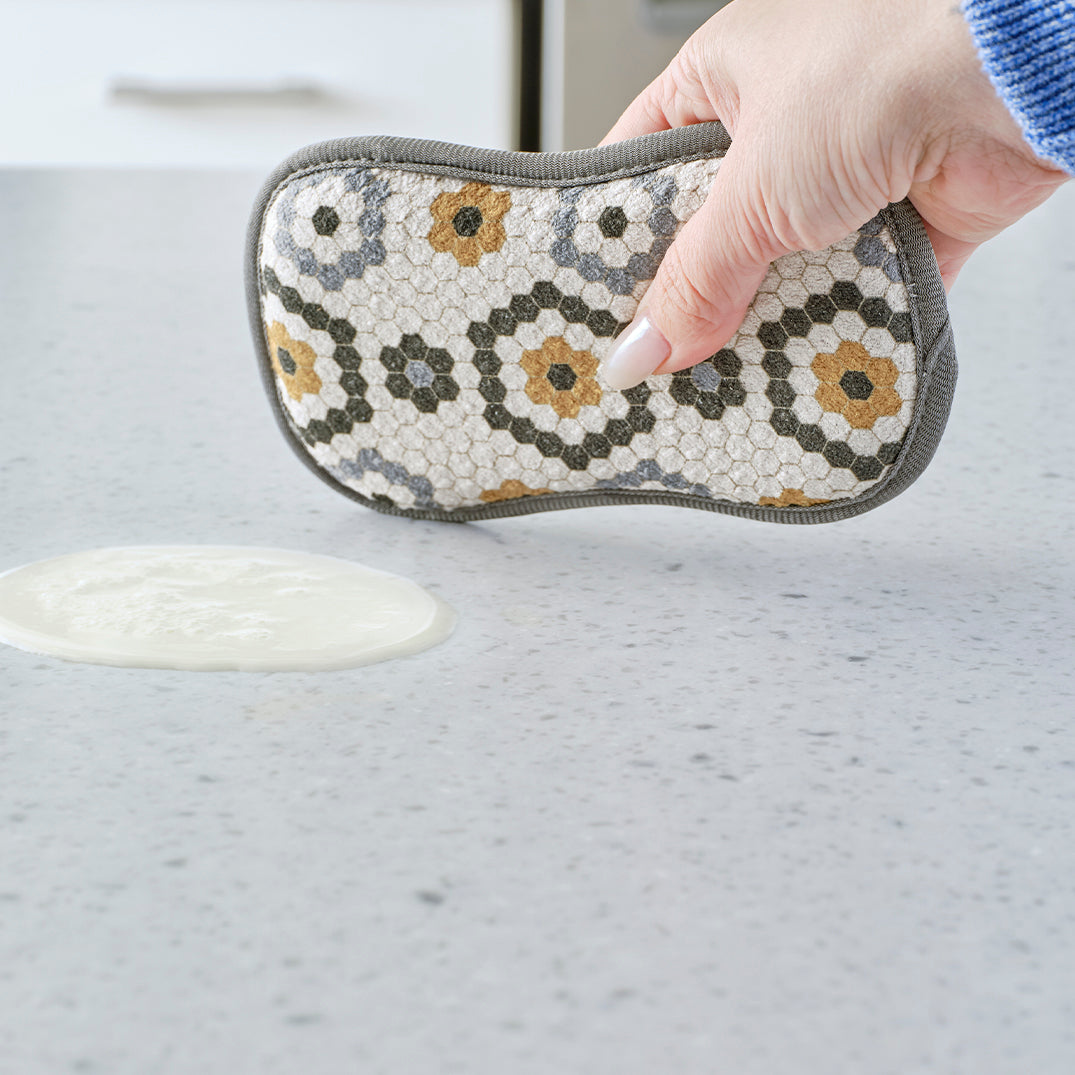 Leaf Tiles Scrubbie Set