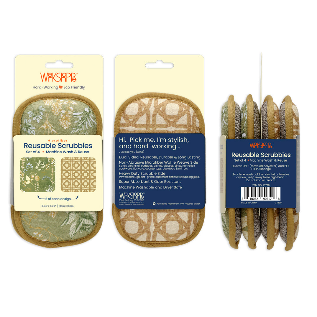 Kitchen Herbs Scrubbie Set