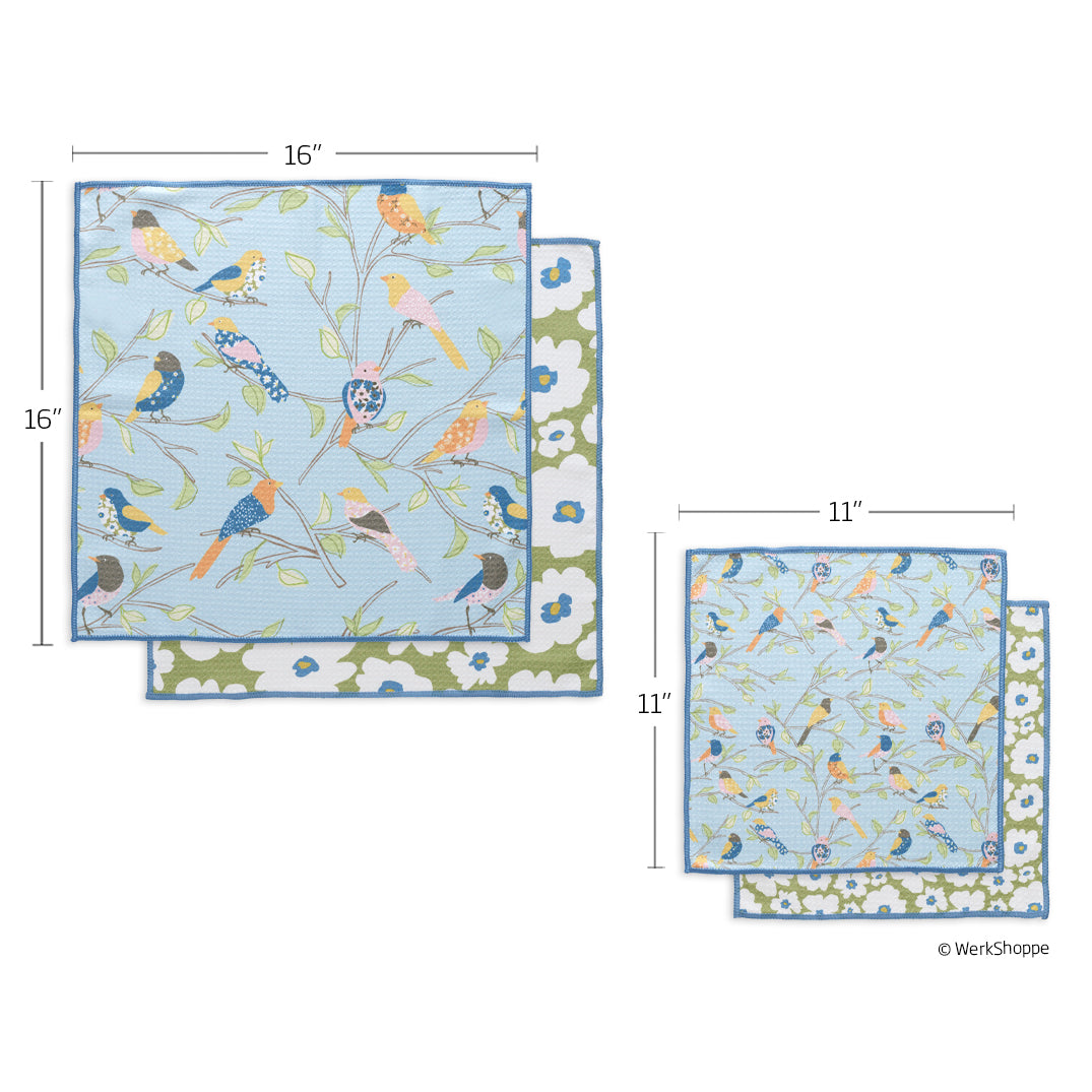 Floral Finch & Friends All Purpose Towel Set
