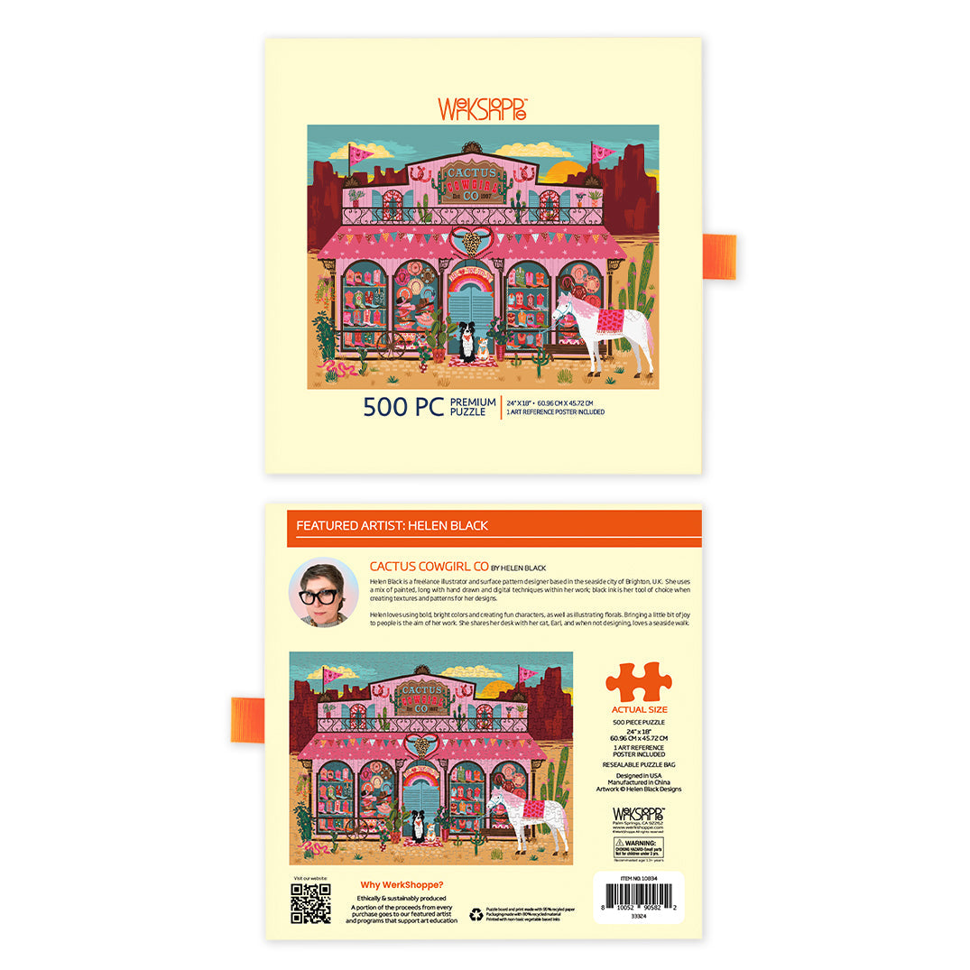 Cactus Cowgirl Co. 500 Piece Puzzle