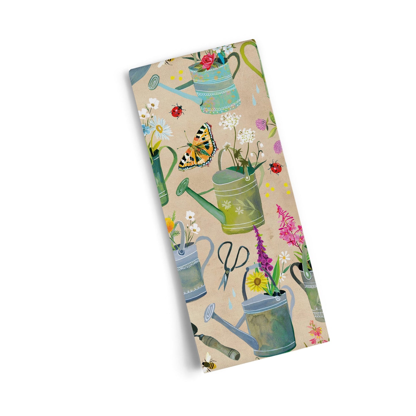 Watering Cans Cotton Tea Towel