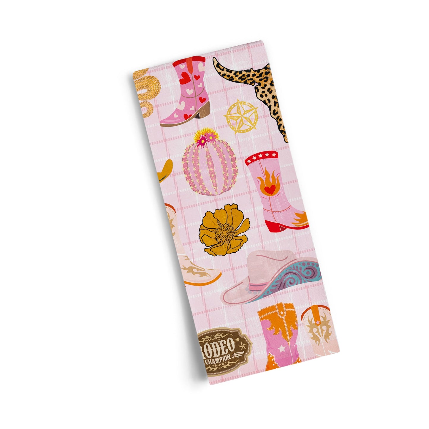 Cowgirl Icons Cotton Tea Towel