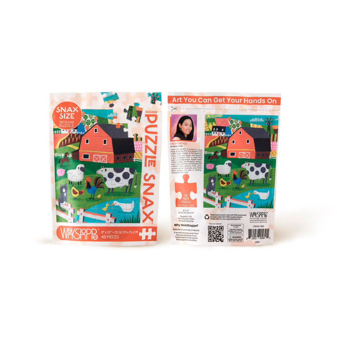 Farm Friends 48 Piece Puzzle Snax