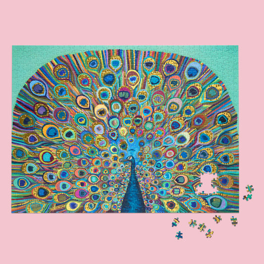 Peacock 1000 Piece Puzzle