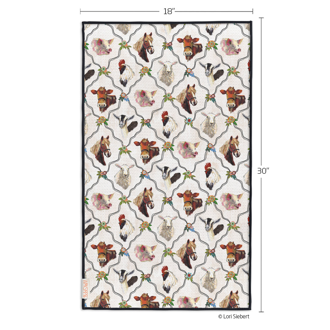 At The Farm Microfiber Kitchen Towel