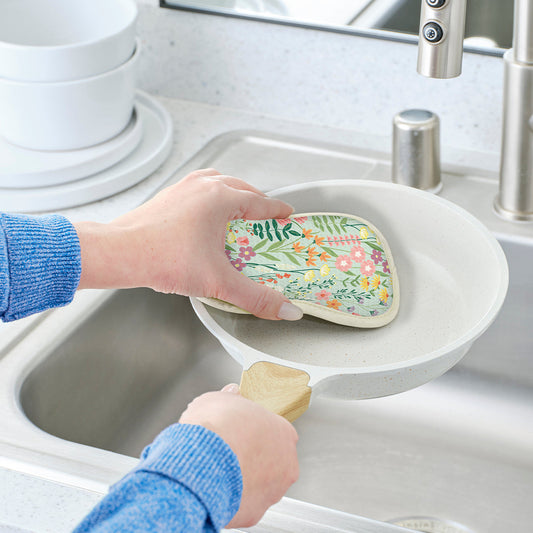 Wildflowers Microfiber Scrubbie Set