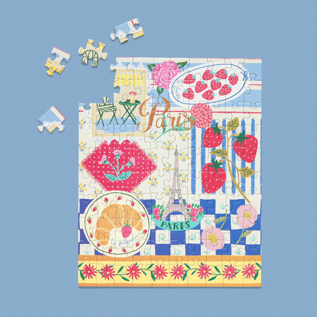 Paris Cafe 100 Piece Puzzle Snax