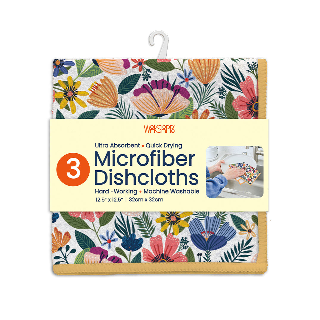 Field of Flowers Microfiber Dishcloths