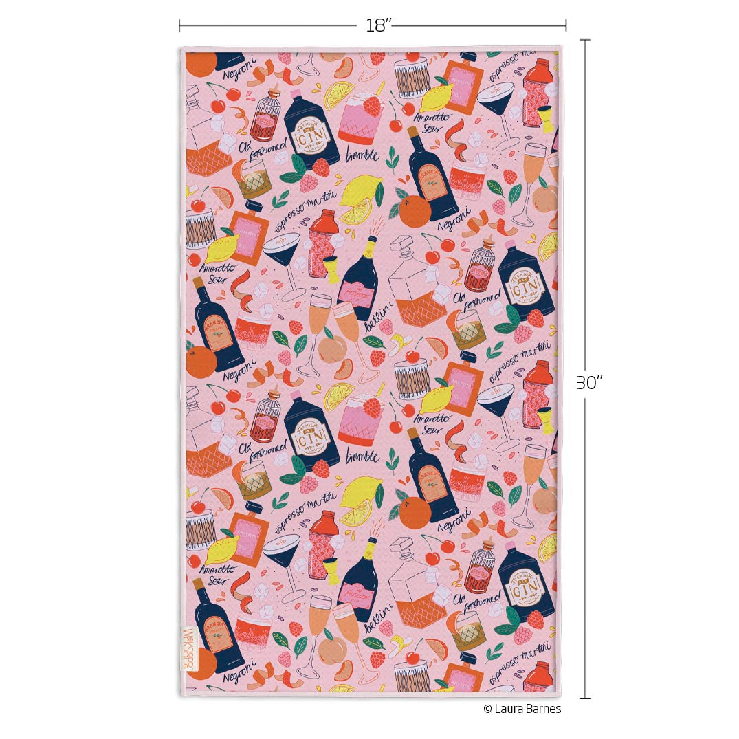 Cocktail Classics Microfiber Towel