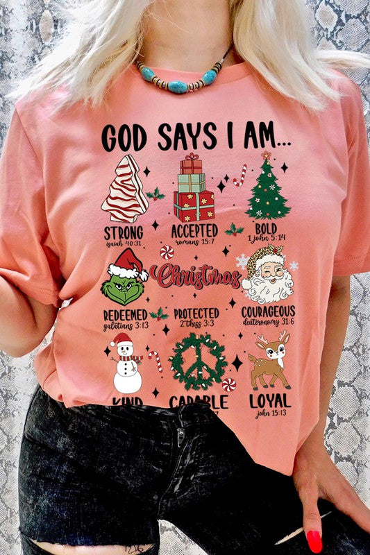 God Says I Am... Graphic Tee