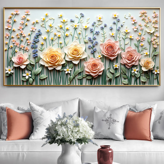 Garden Rhapsody Impasto Wall Art