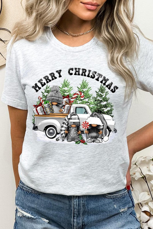Merry Christmas Gnomes Graphic Tee
