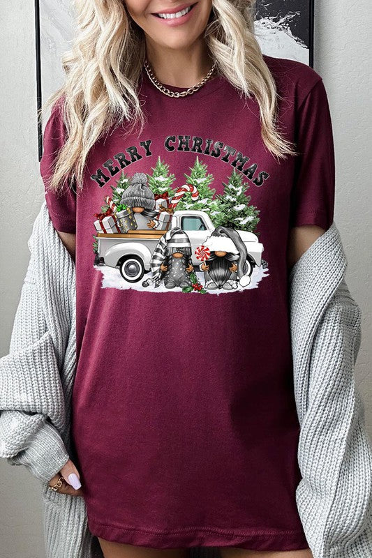 Merry Christmas Gnomes Graphic Tee