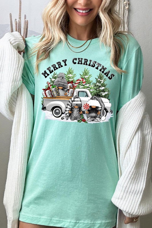 Merry Christmas Gnomes Graphic Tee