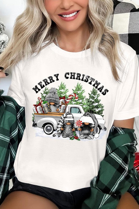 Merry Christmas Gnomes Graphic Tee