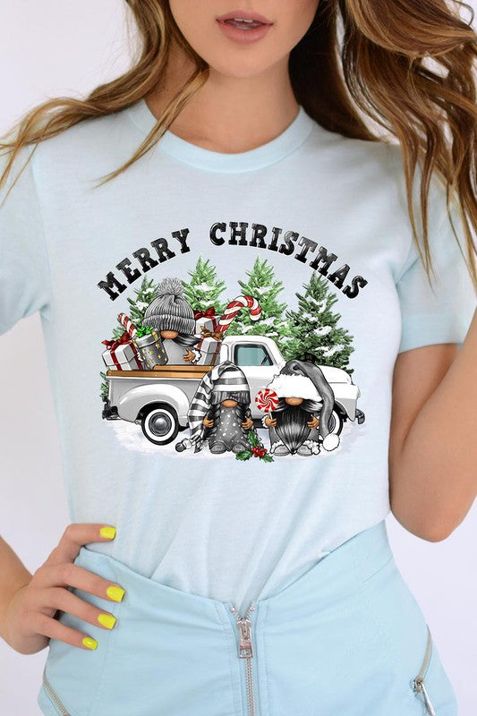 Merry Christmas Gnomes Graphic Tee
