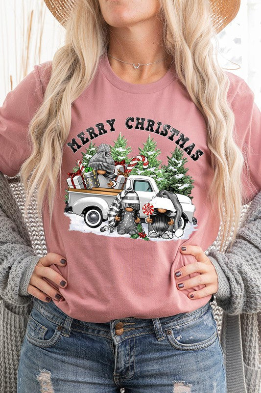 Merry Christmas Gnomes Graphic Tee