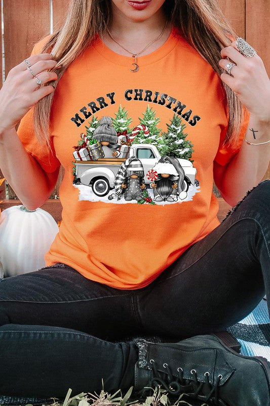 Merry Christmas Gnomes Graphic Tee