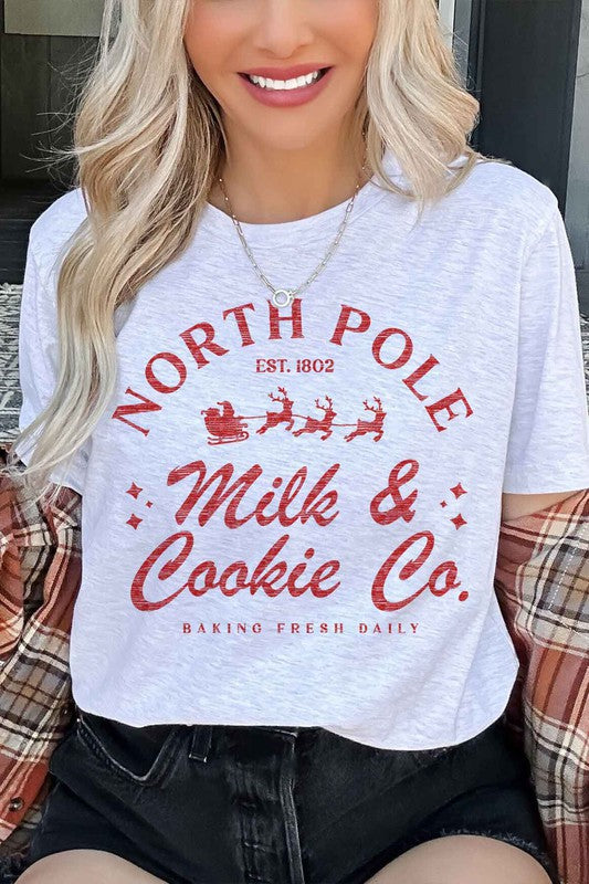North Pole Milk & Cookie Co. Graphic Tee