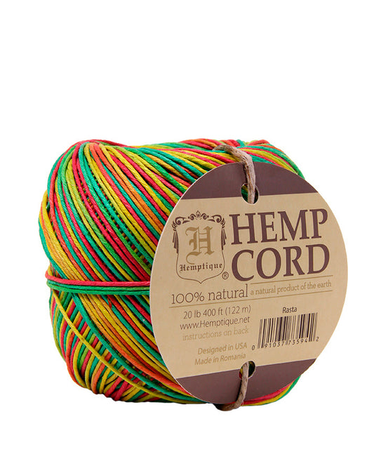 #20 (1mm) Hemp Cord Balls Variegated