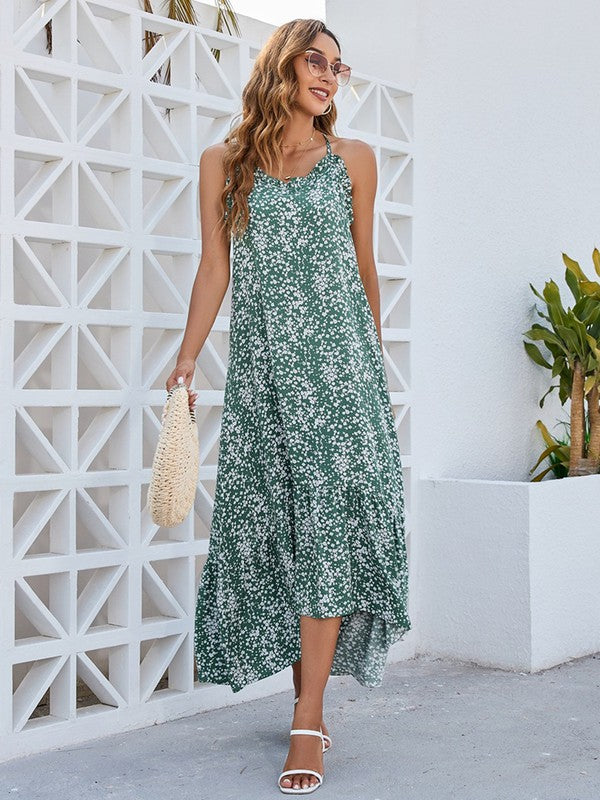 Ditsy Midi Dress