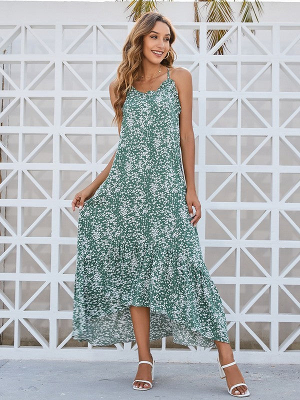Ditsy Midi Dress
